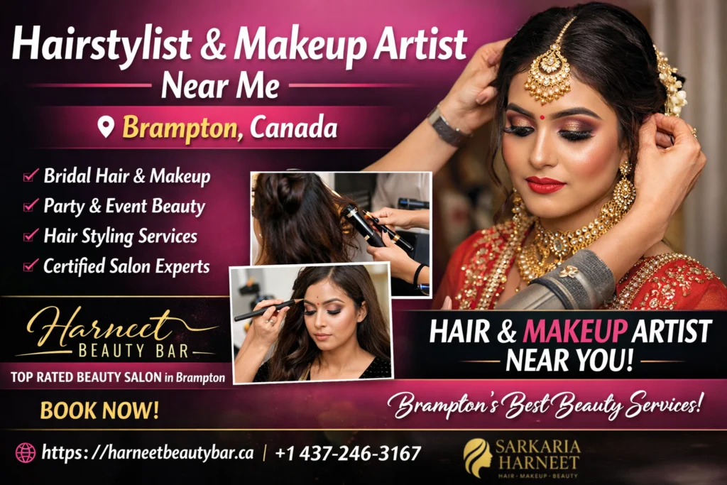 hairstylist and makeup artist near me