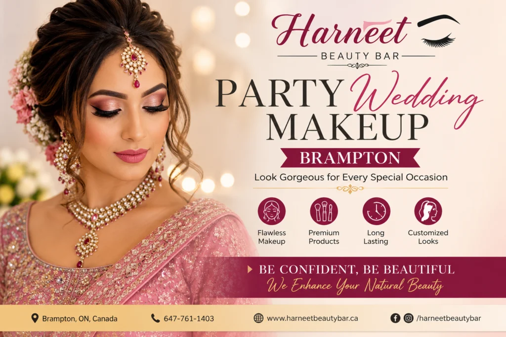 Party Wedding Makeup Brampton
