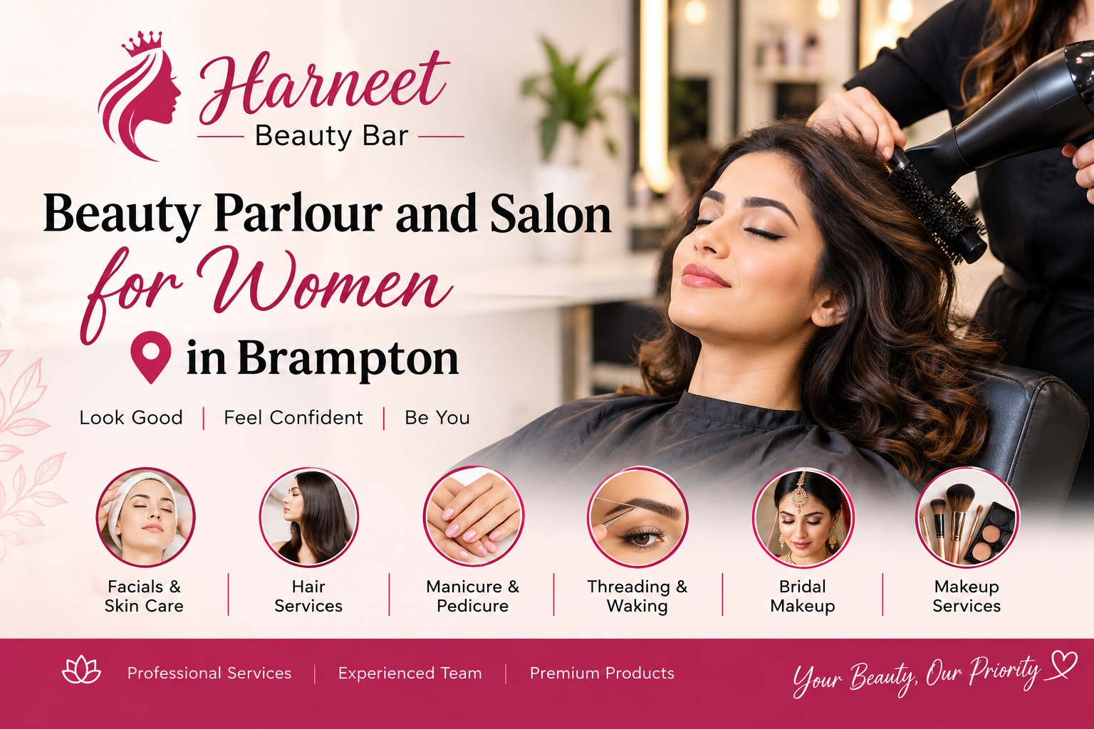 Beauty Parlour and Salon for Women in Brampton